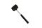 Киянка Intertool 340 г х 55 мм черная ручка металл (HT-0229)