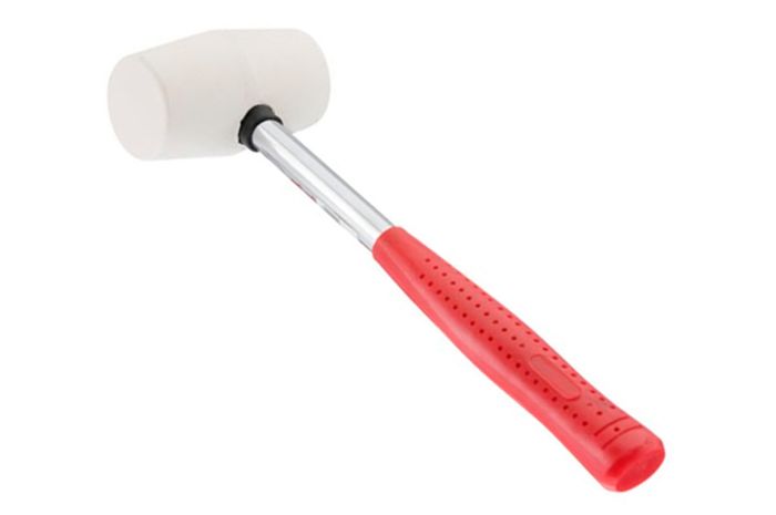 Киянка Intertool 225 г х 40 мм белая ручка металл (HT-0234)