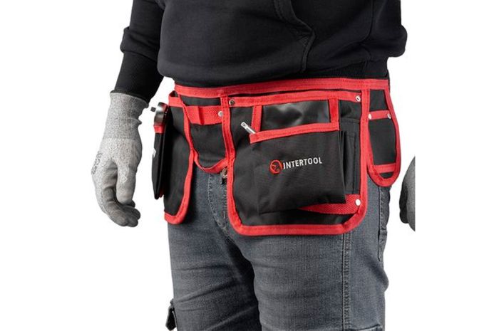 Пояс слесарно-строительный Intertool 11 карманов (SP-1015)