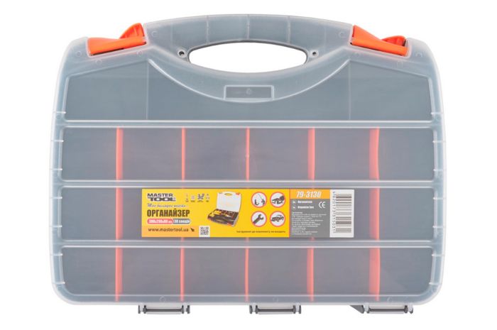Органайзер Mastertool 15" 2-в-1 380 х 290 х 80 мм (79-3130)