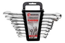 Набір рожково-накидних ключів Intertool 8 шт. (8-19 мм) Storm (HT-1202)