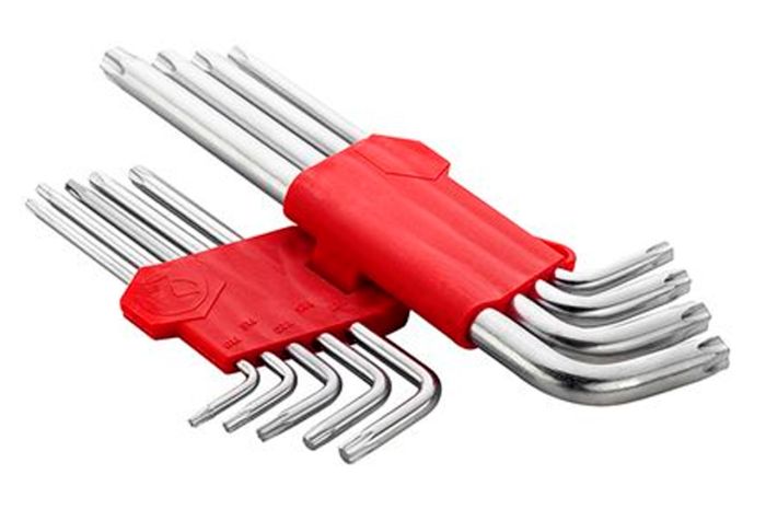 Набор Torx ключей Intertool 9 шт. удлиненные (HT-0608)