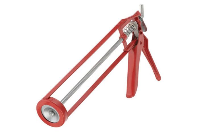 Пистолет для силикона Intertool скелетный 225 мм (HT-0022)