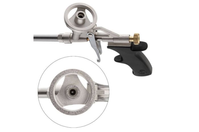Пістолет для піни Intertool нікель (PT-0603)