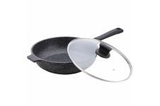 Сковорода антипригарна Maestro 280 мм з кришкою MR-1226-28 (MR-1226-28)