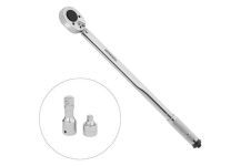 Ключ динамометричний Intertool 3/4" x 70-420 Н/м з перехідником 1/2" (XT-9010)