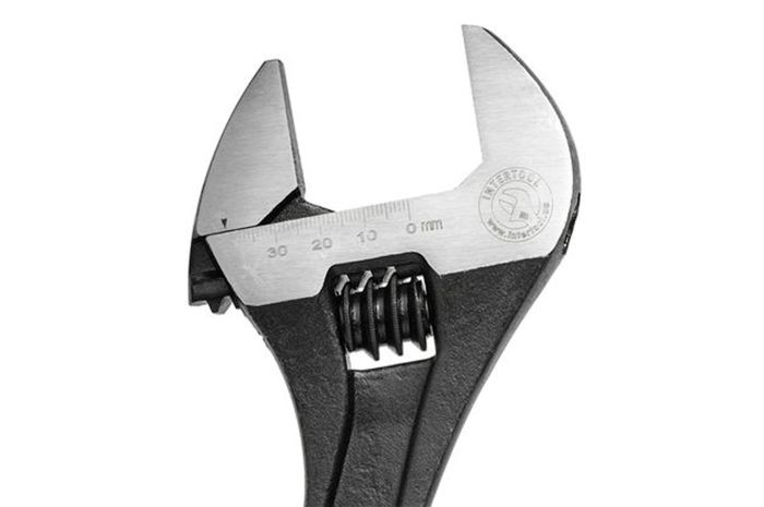 Ключ розвідний Intertool 300 мм (0-35 мм) фосфатовані (XT-0062)