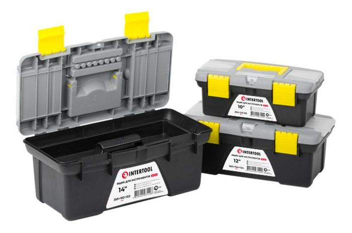 Комплект ящиків Intertool 10"  12" 14" (3 шт.) (BX-0303)