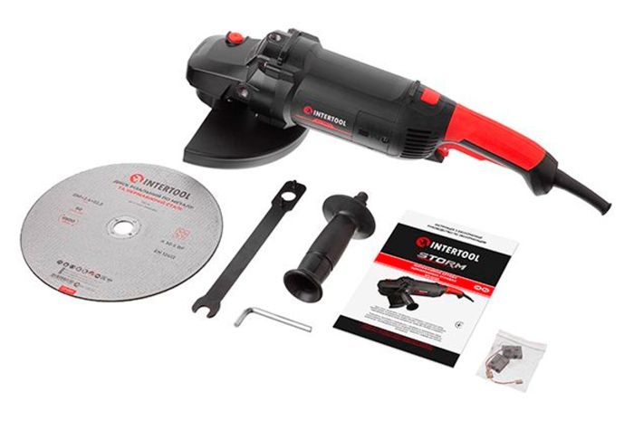Угловая шлифмашина Intertool 2400 Вт x 230 мм (WT-0228)