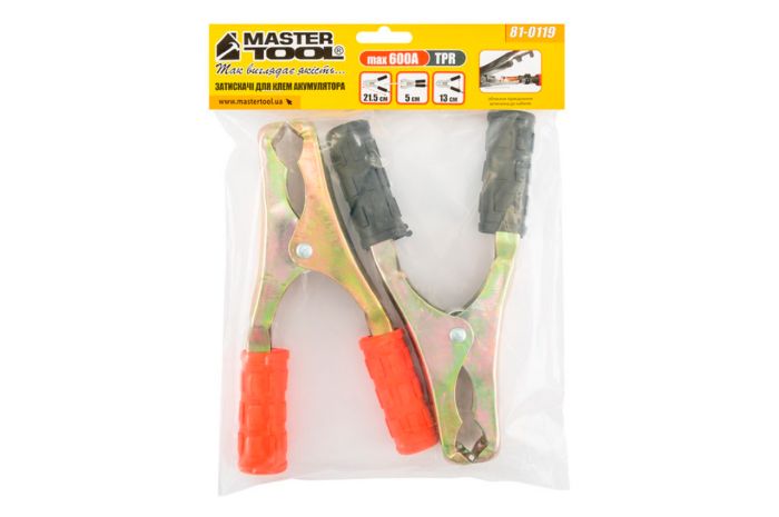 Затискачі для клем акумулятора Mastertool 215 мм (81-0119)