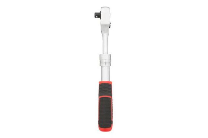 Ключ трещоточный (рукоятка с храповым механизмом) Intertool 1/4" x 72T телескопический Storm (ET-8004)