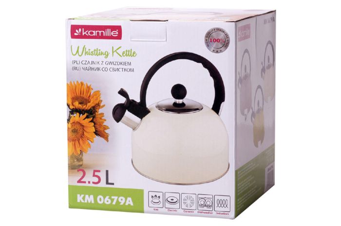Чайник нержавеющий Kamille 2.5 л 0679A (0679A)