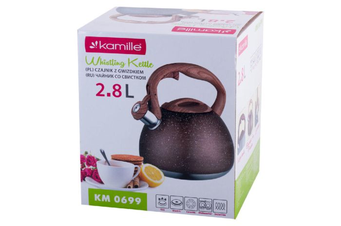 Чайник нержавіючий Kamille 2.8 л 0699 (0699)