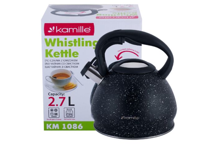 Чайник нержавіючий Kamille 2.7 л 1086 (1086)