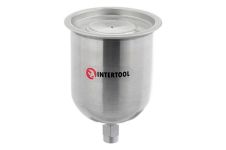 Бачок для фарбопульта Intertool 600 мл внутрішнє різьблення М16 x 1.5 мм (PT-1906)