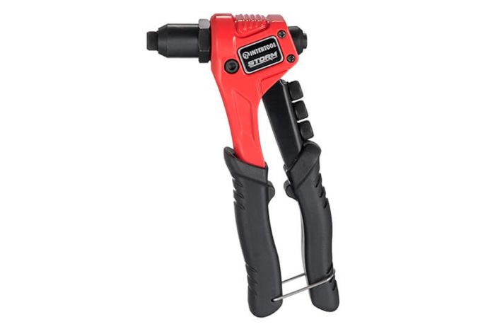 Пістолет для заклепок Intertool-Storm 200 x ø2.4 x 3.2 x 4 x 4.8 мм (RT-0015)