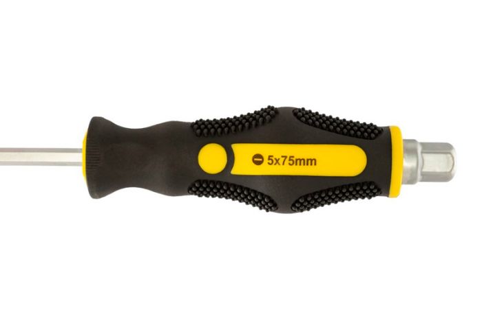 Викрутка ударна Mastertool SL5 x 75мм HEX (49-6575)
