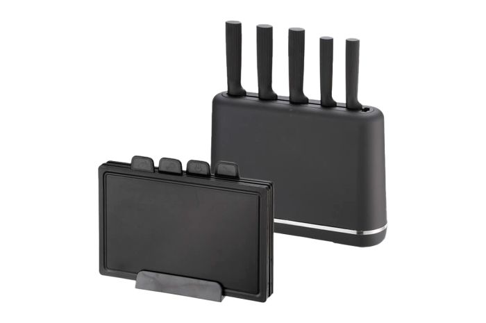 Набор ножей с досками Maestro 5 ножей x 4 доски черный (MR-1412-BLACK)