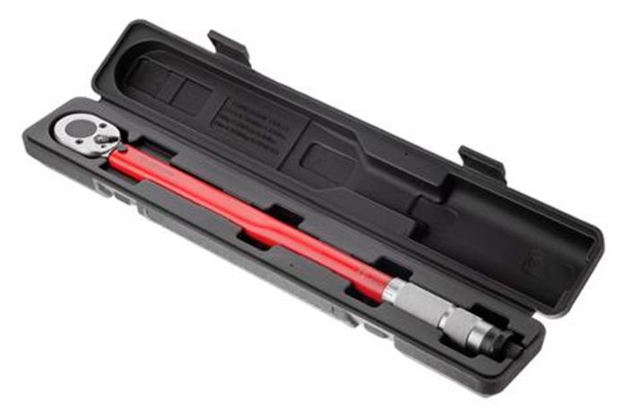 Ключ динамометричний Intertool 1/2" x 28-210Н/м червоний (XT-9016)