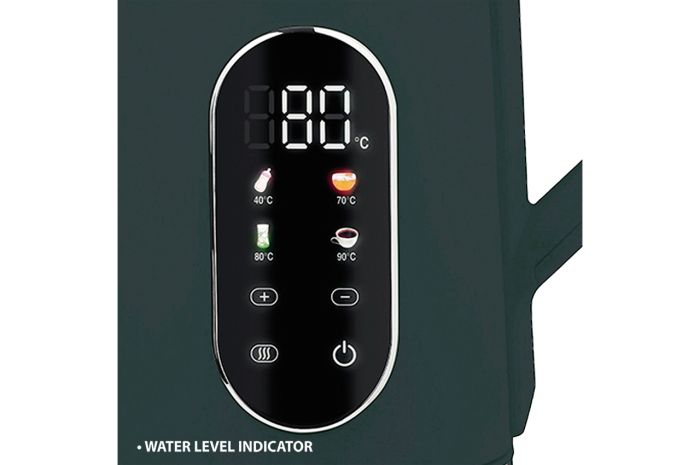 Електрочайник скляний Maestro 1.7л LED зелений (MR-023-GREEN)
