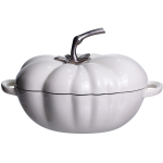 Каструля чавунна емальована Iron Tomato 2,5 л, білий Yiwu HP-FLG-20 BEIGE