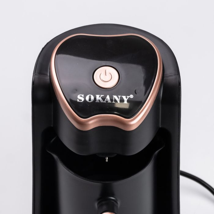 Електротурка Sokany SK-04008 250 мл чорна із золотом