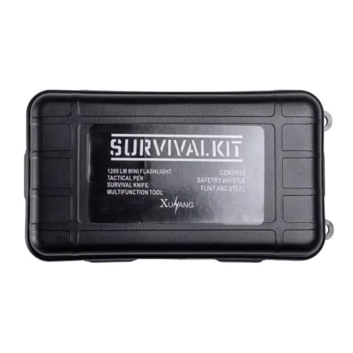 Туристичний набір для виживання в пластиковому чохлі 20х11х5.5 см похідний набір інструментів Lugi HP-D-3