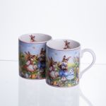 Набір чашок порцелянових Rabbit Family  220 мл 2шт HP-7323-8