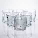 Набір склянок для напоїв Glacier Set 6 штук по 236 мл скляні HP-17-65