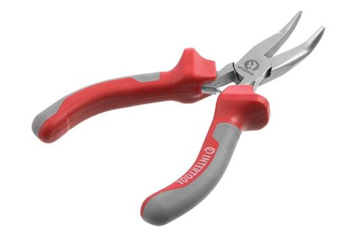 Щипці зігнуті Intertool 115 мм Pro (NT-0103)