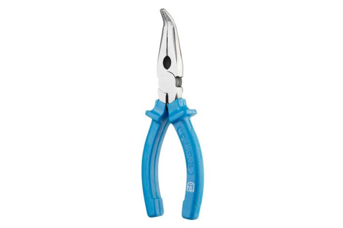 Щипцы удлиненные изогнутые Intertool 160 мм American type (HT-0124)