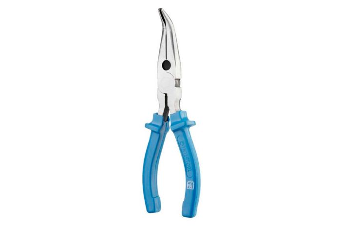 Щипцы удлиненные изогнутые Intertool 180 мм American type (HT-0125)