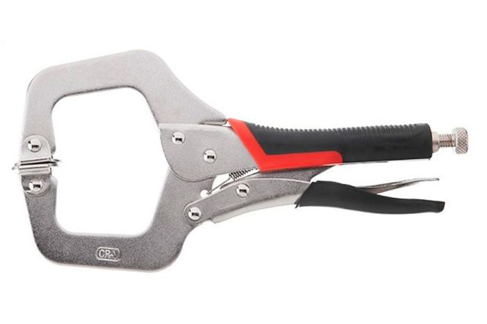 Клещи зажимные Intertool 280 мм C-образные (UT-5206)