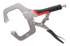 Клещи зажимные Intertool 280 мм C-образные (UT-5206)