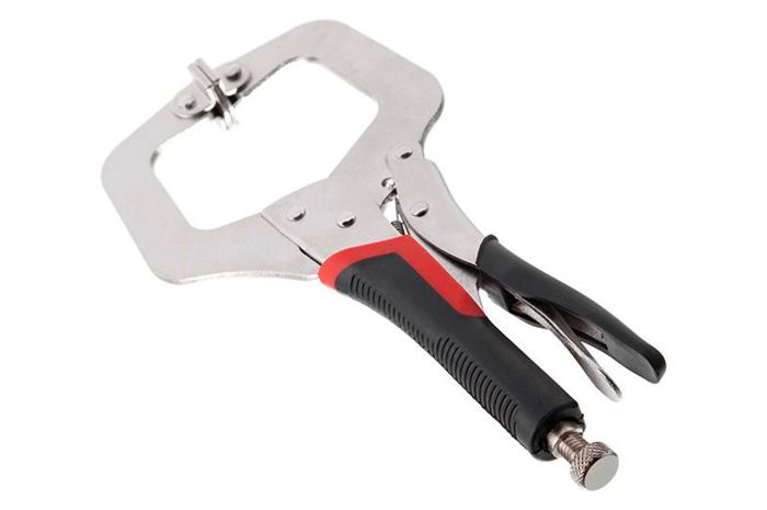 Клещи зажимные Intertool 280 мм C-образные (UT-5206)
