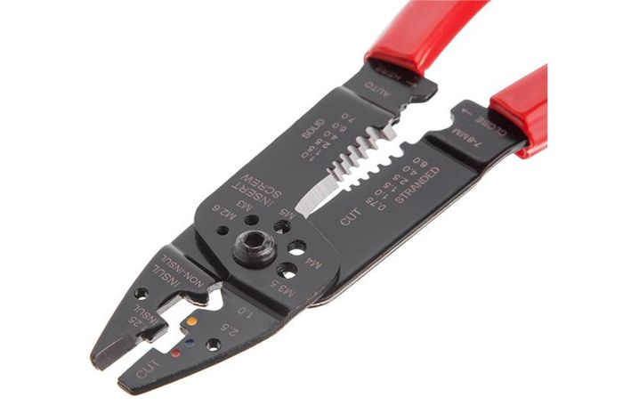 Клещи для обжима контактов Intertool 210 мм 0.5-6 мм² (HT-7056)