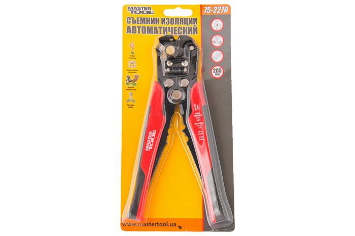 Съемник изоляциии Mastertool 205 мм автоматический 0.2-8 мм² (75-2270)