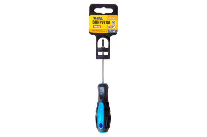 Отвертка Mastertool крестовая PH0 х 75 мм (48-5075)
