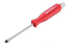 Отвертка Intertool шлицевая ударная SL5 х 75 мм (HT-0481)