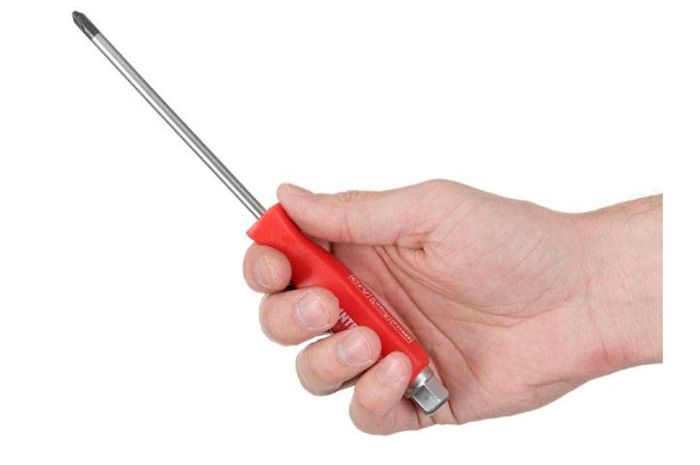 Отвертка Intertool крестовая ударная PH2 х 125 мм (HT-0488)