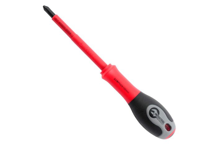 Отвертка Intertool крестовая PH0 х 60 мм диэлектрическая (VT-3210)