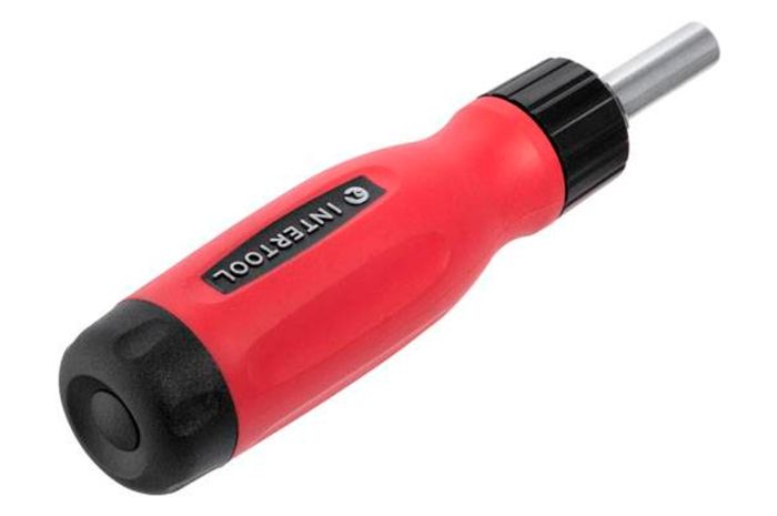 Отвертка Intertool реверсивная 12 ед. (VT-1003)