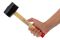 Киянка Intertool 450 г х 65 мм черная ручка деревянная (HT-0237)