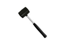 Киянка Intertool 340 г х 55 мм Чорна ручка метал (HT-0229)