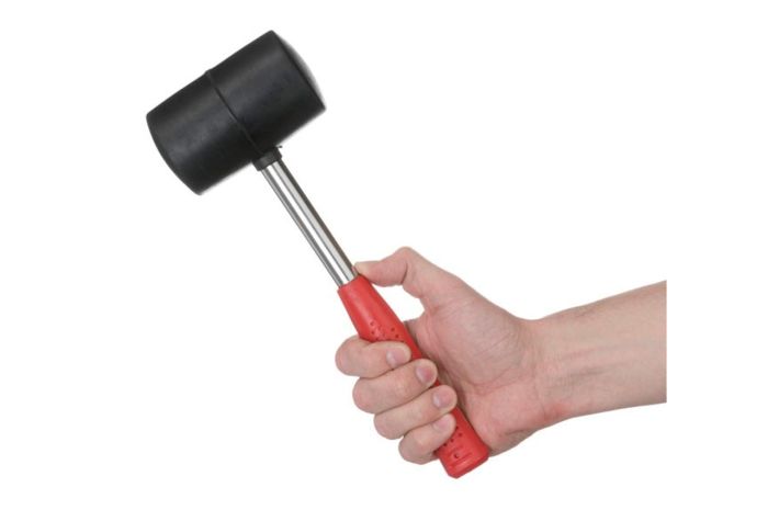Киянка Intertool 680 г х 80 мм черная ручка металл (HT-0232)