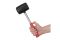 Киянка Intertool 900 г х 90 мм черная ручка металл (HT-0233)