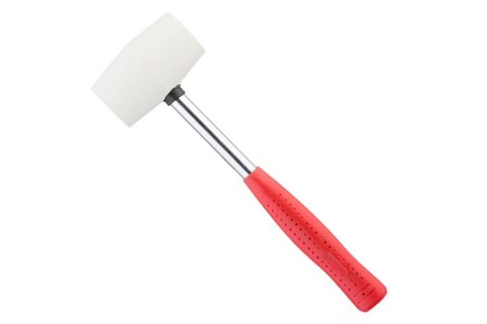 Киянка Intertool 225 г х 40 мм белая ручка металл (HT-0234)