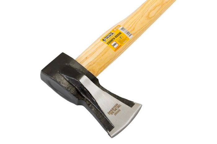 Сокира-колун Mastertool 2000 г довга ручка дерев'яна (05-0132)