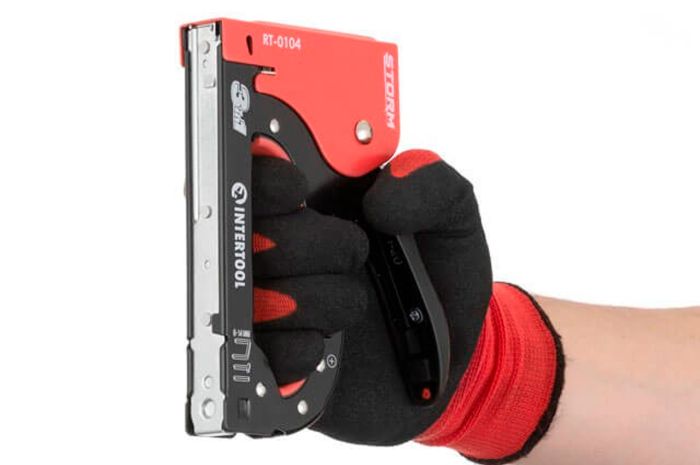 Степлер Intertool скоба 4-14 мм x цвях 14 мм x шпилька 14 мм Storm (RT-0104)
