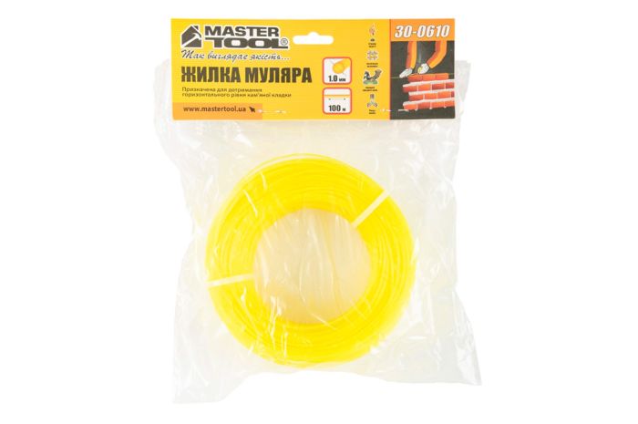 Волосінь муляра Mastertool 1.0 мм х 100 м (30-0610)